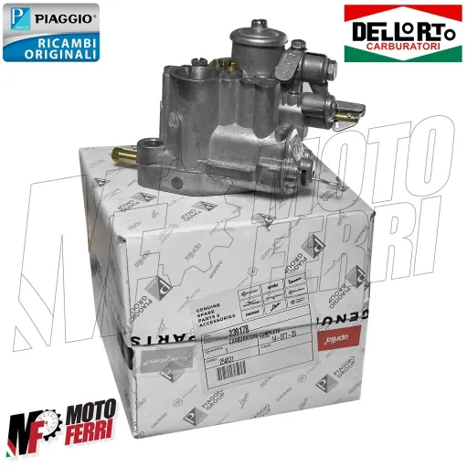 MF6745 Carburatore Dellorto SI 20/20 con Mix Originale Piaggio Vespa PX 125 150