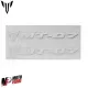 MF6826 Kit 2 Adesivo Emblema Logo Yamaha MT-07 Bianco Lucido 10x1,65cm