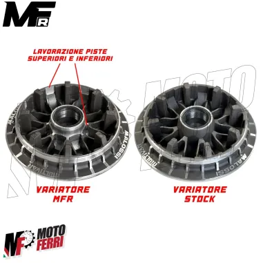 MF6752 Kit Variatore + Ventilvar MFR Limited Yamaha TMax 530 560 mod 2012 / 2025