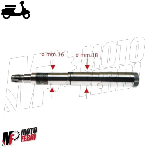 MF6759 Braccio Forcella Anteriore per Piaggio Vespa PX 125 150 200 Prima Serie