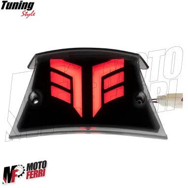 MF6760 Fanale Stop Posteriore Led Fumè per Piaggio ZIP / SP mod 2000 / 2013