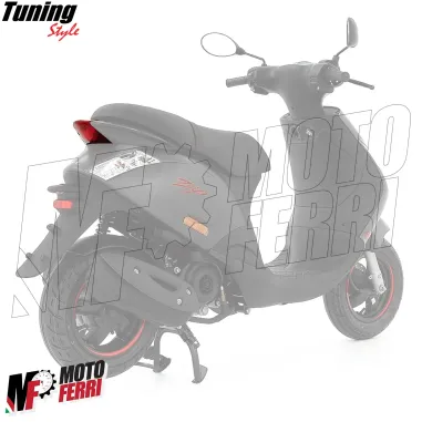 MF6760 Fanale Stop Posteriore Led Fumè per Piaggio ZIP / SP mod 2000 / 2013