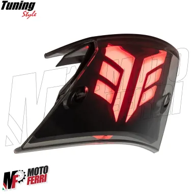 MF6760 Fanale Stop Posteriore Led Fumè per Piaggio ZIP / SP mod 2000 / 2013
