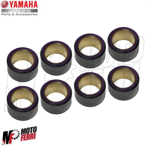 MF6764 Kit 8 Rulli 25x15 Grammi 18 Originale Yamaha TMax 500 530 560 Majesty 400