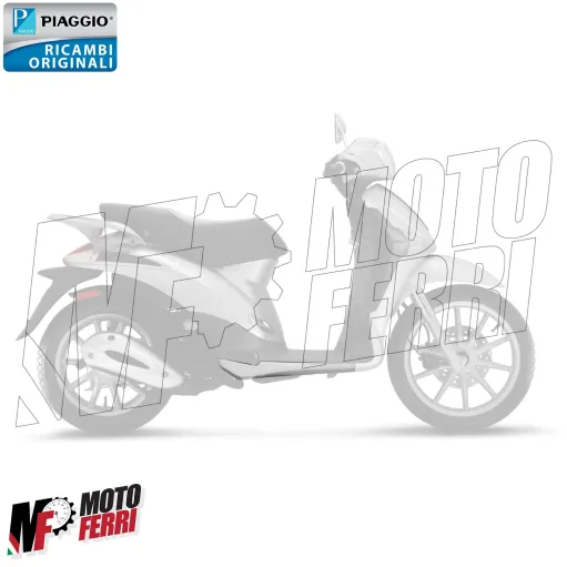 MF6773 Sotto Pedana Bianco 544 Originale Piaggio Liberty 50 125 MOC (2009/2013)