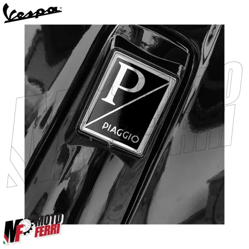 MF6775 Emblema Scudetto Stemma Nero Piaggio Vespa GTS GTV LX S Primavera Sprint