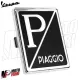 MF6775 Emblema Scudetto Stemma Nero Piaggio Vespa GTS GTV LX S Primavera Sprint
