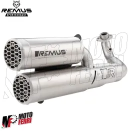 MF6779 Marmitta + Collettore Remus Double Mesh Vespa GTS 300 HPE mod 2021 / 2024 2