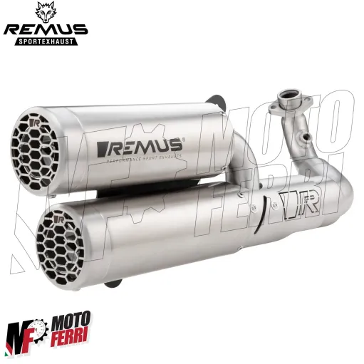 MF6779 Marmitta + Collettore Remus Double Mesh Vespa GTS 300 HPE mod 2021 / 2024