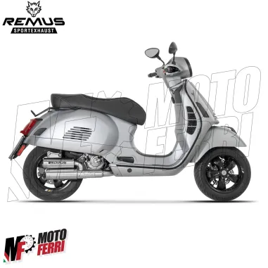 MF6779 Marmitta + Collettore Remus Double Mesh Vespa GTS 300 HPE mod 2021 / 2024