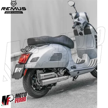 MF6779 Marmitta + Collettore Remus Double Mesh Vespa GTS 300 HPE mod 2021 / 2024
