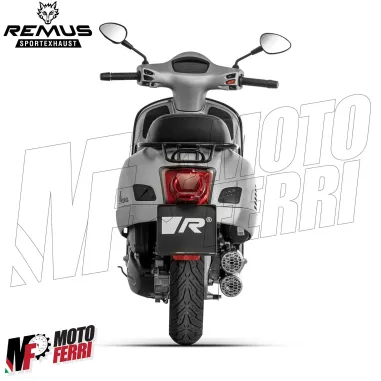 MF6779 Marmitta + Collettore Remus Double Mesh Vespa GTS 300 HPE mod 2021 / 2024
