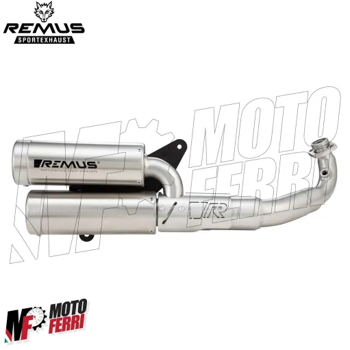 MF6779 Marmitta + Collettore Remus Double Mesh Vespa GTS 300 HPE mod 2021 / 2024