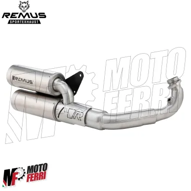MF6779 Marmitta + Collettore Remus Double Mesh Vespa GTS 300 HPE mod 2021 / 2024