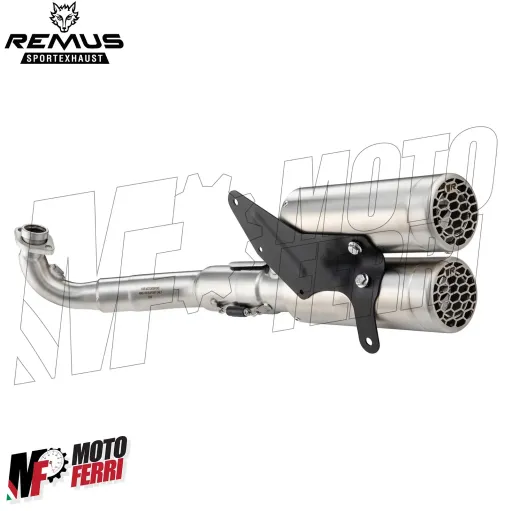 MF6779 Marmitta + Collettore Remus Double Mesh Vespa GTS 300 HPE mod 2021 / 2024