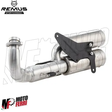 MF6779 Marmitta + Collettore Remus Double Mesh Vespa GTS 300 HPE mod 2021 / 2024