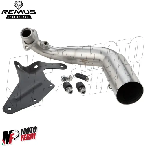 MF6779 Marmitta + Collettore Remus Double Mesh Vespa GTS 300 HPE mod 2021 / 2024