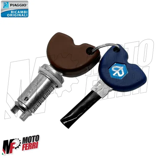 MF6781 Kit Chiavi Serratura Originale Piaggio Liberty 125 150 iGet mod 2020/2024