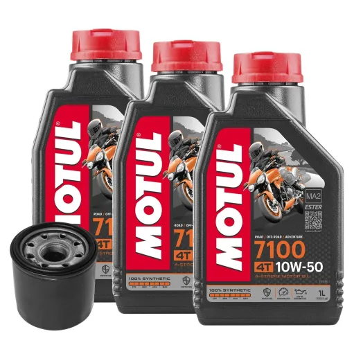 MF6788 Tagliando Aprilia RS660 da 2020 a 2026 - 3L Olio Motul 7100 10W50 Filtro