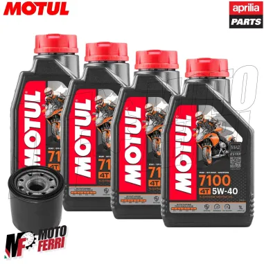 MF6789 Tagliando Aprilia RSV4 1100 2019/2024 - 4L Olio Motul 7100 5W40 + Filtro