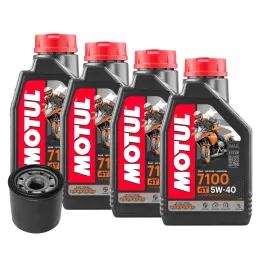 MF6789 Tagliando Aprilia RSV4 1000 2009/2018 - 4L Olio Motul 7100 5W40 + Filtro