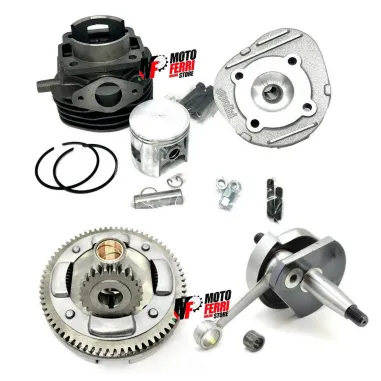 MF0906 CILINDRO POLINI dm 55 102 cc ALBERO MOTORE ANTICIPATO 24 72 VESPA APE 50