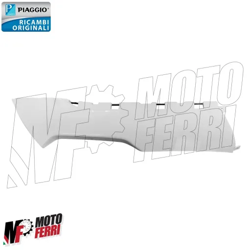 MF6797 Spoiler Sotto Pedana Destra Biaco 544 Originale Piaggio NRG Power 50