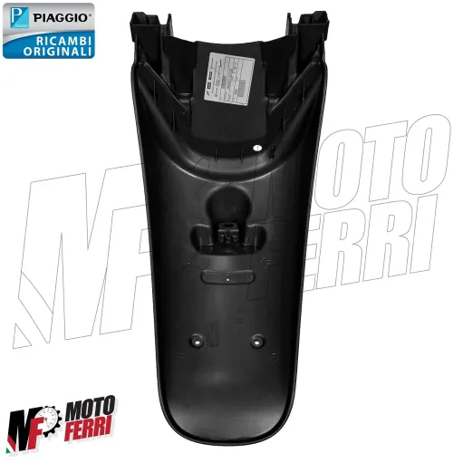 MF5738 Parafango Portatarga Posteriore Nero Piaggio Beverly 400 500 (2006/2008)