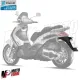 MF5738 Parafango Portatarga Posteriore Nero Piaggio Beverly 400 500 (2006/2008)