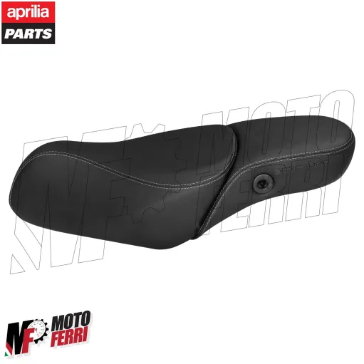 MF3328 Sella Pelle Nera Originale Aprilia Scarabeo 50 100 4T mod 2014/2017