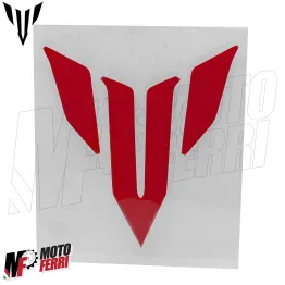 MF6830 Kit Adesivo Emblema Logo Yamaha MT125 MT03 MT07 MT09 MT10 Rosso 9,5x10cm 2