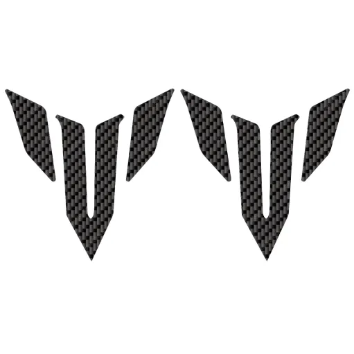 MF6830 Kit Adesivo Emblema Logo Yamaha MT03 MT07 MT09 MT10 Carbon Look 9,5x10cm