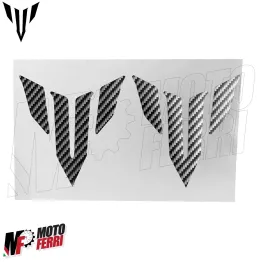 MF6830 Kit Adesivo Emblema Logo Yamaha MT03 MT07 MT09 MT10 Carbon Look 9,5x10cm 2