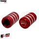 MF6838 Tappi Copri Valvola Ducati Universale Cerchio Ant/Post in CNC Rosso