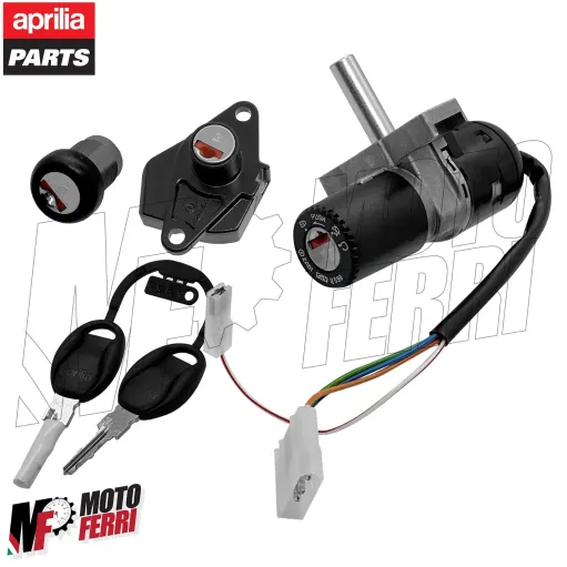 MF6851 Kit Serratura Chiavi Completo Originale Aprilia SR Factory 50 (2004/2014)