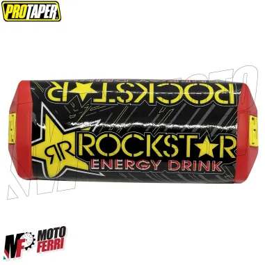 MF6855 Paracolpi Manubrio Traversa Rockstar Rosso Universale Scooter Cross Moto