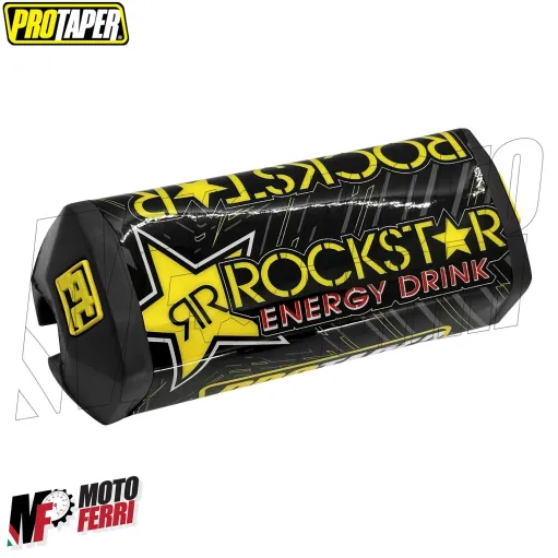 MF6856 Paracolpi Manubrio Traversa Rockstar Nero Universale Scooter Cross Moto