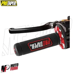 MF3868 Manopole ProTaper Rosso Nero per Moto Cross Enduro Motard Universali 2