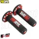 MF3868 Manopole ProTaper Rosso Nero per Moto Cross Enduro Motard Universali