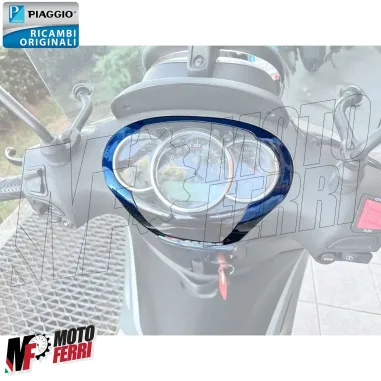 MF6858 Cornice Strumentazione Blu Originale Piaggio Beverly 300 350 (2010/2020)