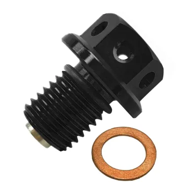 MF6875 - Tappo Olio CNC Magnetico Coppa Motore M12 x 1.5 + Guarnizione + O-Ring