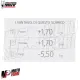 MF6876 Scarico Marmitta Completo MIVV TMAX 530 - 2017 2018 2019 Oval Black