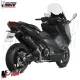 MF6876 Scarico Marmitta Completo MIVV TMAX 560 2020 2021 Oval Black Omologato