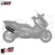 MF6876 Scarico Marmitta Completo MIVV TMAX 560 2020 2021 Oval Black Omologato