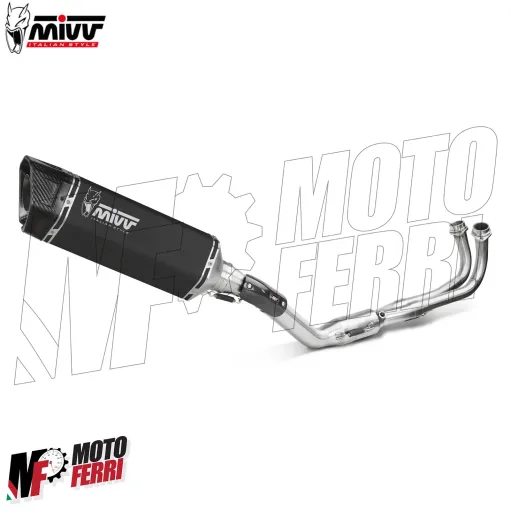 MF6877 Scarico Marmitta Completo MIVV SR-1 Tmax 560 mod 2022 2023 2024 Inox Nero