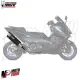 MF6877 Scarico Marmitta Completo MIVV SR-1 Tmax 560 mod 2022 2023 2024 Inox Nero