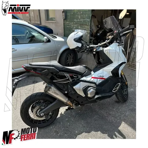 MF6878 Scarico Marmitta Terminale MIVV Honda XADV 750 da 2017 a 2026 Delta Race