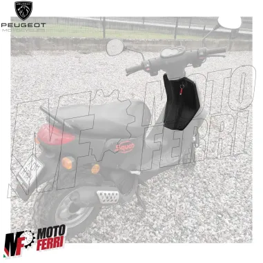 MF6880 - Carena Paragambe Scudo Interno Nero Originale Peugeot Squab 50