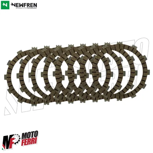 MF6884 Kit 8 Dischi Frizione Guarniti Newfren Yamaha XVS 1100 Dragstar 1999/2006