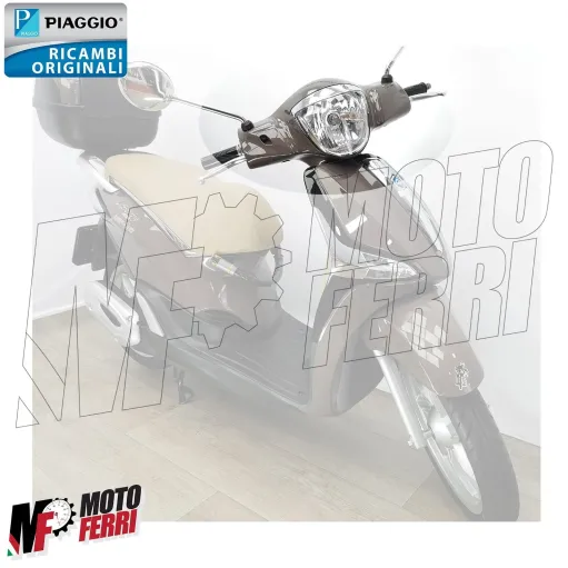 MF5639 - Coprimanubrio Marrone Originale Piaggio Liberty 50 125 150 iGet
